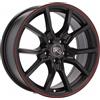 Cerchi in lega Dedica per RacingLine modello B5253 7.0x17 Nero Semi-Opaco