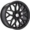 Cerchi in lega Dedica per RacingLine modello B5812 7.5x17 Nero Semi-Opaco