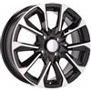 Cerchi in lega Dedica per RacingLine modello L1666 6.0x16 Nero Lucido