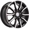 Cerchi in lega Dedica per RacingLine modello LU263 6.5x15 Nero + Polish Half Matt
