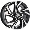 Cerchi in lega Dedica per Renault modello B5762 6.0x15 Nero Lucido