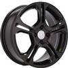Cerchi in lega Dedica per Renault modello BK875 6.5x16 Nero Semi-Opaco