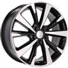 Cerchi in lega Dedica per Seat modello B5869 7.5x18 Nero Lucido