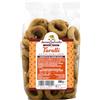 buon Salento BuonSalento Taralli alle Olive Celline e Capperi 300g - Snack Salato da Forno Artigianale - Con Olio EVO, Olive Nere e Capperi - Senza Conservanti - Made in Puglia - Prodotto Tipico Italiano