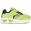 Geox J Assister Boy C, Scarpe da Ginnastica Bambini e Ragazzi, Nero Lime, 33 EU