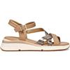 Geox Sandalo da donna D ELOWYNNE A Wedge, DK BEIGE/BEIGE, 40 EU