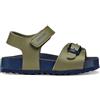 Geox B CHALKI Boy Sandal, Navy/Arancione, 27 EU