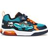 Geox J INEK Boy D Sneaker, Petrolio/Arancione, 30 EU
