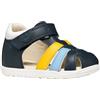 Geox Sandali da bambino B MACCHIA Boy Navy/DK Yellow, 18 EU