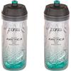 ZEFAL Pack Arctica 55 - Set di due Borracce per Bicicletta - Borraccia Termica Bici - Inodore e Impermeabile - Borracce Ciclismo Senza BPA, 2 x 550ml - Argento/Blu