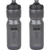ZEFAL Sense Pro 80 x 2 Borraccia Bici Sport - Due Borracce Bici da Corsa MTB Gravel 800 ML - Borraccia Ciclismo - Premium e a Tenuta Stagna - Nero Fumè, 2 x 800ml