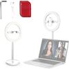 NEEWER ENTRY LEVEL VERSION LED Selfie Ring Light da 10 7W con Supporto Tavolo/Porta Telefono/3 Modalità, CRI85+ 3000mAh Ricaricabile Luce Videoconferenza per iPhone Streaming Foto Video Trucco, N17