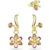 Swarovski Idyllia Orecchini, Set di Orecchini e Ear Cuff, Gioielli con Cristalli Swarovski, Taglio Misto, Motivo a Fiore, Placcatura in Tonalità Oro, 2 x 1,3 cm, peso (singolo orecchino) 3,57 g