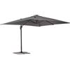 Bizzotto Ombrellone palo laterale porto 3x4 antracite/grigio