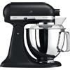 Kitchenaid Artisan, PLANETARIA 5KSM175PSEBK CON TESTA RECLINABILE 4,8 L - Accessori in Acciaio - Iron Black