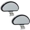 Cyberwork 2pcs Specchietti Per Angolo Morto Cieco Universale Specchietto Ausiliario Sicurezza Guida Regolabile Specchietti per Angolo Morto Retrovisore Aggiuntivo Grandangolo tra cui auto, camion,SUV (Argento)