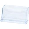 Donau Portabiglietti da visita da tavolo Donau in PS 1 scomparto - 110x45x55 mm - trasparente - 7475001-99