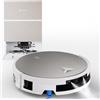ECOVACS X12 PRO OMNI Robot Aspirapolvere Lavapavimenti, BLAST e 22.000 Pa, FocusJet anti-macchie, PowerBoost ultrarapido, OZMO ROLLER 3.0, rullo smart esteso, sollevamento, AIVI 3D 4.0, Bianco