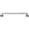 Guoyi®, barra di sostegno per corrimano dritta e antiscivolo, in acciaio inox, con fissaggi nascosti, lucida e spessa (50 cm)