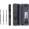 DEWIN HS-02B Kit Saldatore Elettrico,100W DC 9-24V Saldatore Stagno Modalità Multi-potenza PD/QC/DC Riscaldamento Rapido 180-842℉ riscaldamento(Aggiungi scatola di archiviazione)