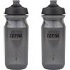 ZEFAL Sense Pro 80 x 2 Borraccia Bici Sport - Due Borracce Bici da Corsa MTB Gravel 800 ML - Borraccia Ciclismo - Premium e a Tenuta Stagna - Nero Fumè, 2 x 800ml