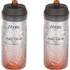 ZEFAL Pack Arctica 55 - Set di due Borracce per Bicicletta - Borraccia Termica Bici - Inodore e Impermeabile - Borracce Ciclismo Senza BPA, 2 x 550ml - Argento/Blu