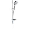 hansgrohe Raindance Select S Set doccia 120 3 getti con asta doccia 65 cm e portasapone, cromo, 26630000