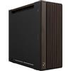 ASUS ProArt PA602 Walnut Wood METAL PWM MODERN BLACK, Case Gaming E-ATX in Legno e Metallo, Ventole da 140 mm e 200 mm, Rilevatore di Polvere IR, Presa d'aria Laterale, 5 Porte USB, Nero