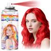 MSDADA Spray per Capelli Temporaneo Rosso Vivace - Colore per Feste Passionanti, Tifo da Stadio, Look da Diavolo e Tema Fuoco per Halloween e Eventi (120 ml)