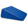 QUIRUMED Cuscino Triangolare, Misure 28 x 30 x 13 cm, Colore Blu, Ergonomico, Similpelle, Imbottitura Flessibile, Cuscino Massaggiante, Fisioterapia, Supporto Schiena