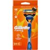 Gillette Rasoio Da Uomo Fusion5, Manico E 2 Cartucce A 5 Lame, Lama Di Precisione Per Aree Difficiles, Nastro Lubrificante Per Scivolare Fluido Sul Viso, 1 Ricarica Per 20 Rasature