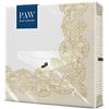 PAW Decor Collection PAW - Tovaglioli di Carta Colorati (33 x 33 cm) I 20 Pezzi I Tovaglioli Compleanno I 3 Veli I Decorati per Battesimi, Comunioni I Tovaglioli Carta - Occasioni Speciali, Ornamenti - Royal Lace (gold)