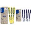 PILOT FLW538646 Frixion light - evidenziatore cancellabile - colore giallo (confezione da 3) FriXion Fineliner, Set Da 5 Penne A Pennarello Cancellabili Con Inchiostro Sensibile Al Calore