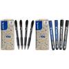 PILOT G-2, Penna Roller a Inchiostro Gel, a Scatto e Ricaricabile, Confezione da 4, Nero, Set Da 4 Pennarelli Indelebili SCA 100, Pennarelli Indelebili Waterproof