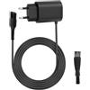 Dongcill Rasoio Caricabatterie Alimentatore Compatibile per Braun Series 3 5 7 9 | 12V 0.4A Caricabatterie Braun Serie con Spazzolina di Pulizia,Shaver Caricatore Adattatore,Cavo di Alimentazione