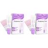 Easy@Home Test di Gravidanza Precoce 10mIU/mL: Alta Precisione, Risultati Affidabili e Veloci, Integrazione con l'APP Premom, 7 test (2 Sticks & 5 Strisce) (Confezione da 2)
