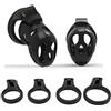 MKGMYGZ Chastity Cage Pene Jaulas De Pene En Bondage Chastity Cage Uomo Cintura Castità Per Uomo Penis Cage Gabbia Pene Cock Cage Sex Toy Gabbia Castità Per Uomo Gabbia (A)