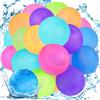 TUSRAC 24 Pezzi Palloncini D'acqua Riutilizzabili, Gavettoni Riutilizzabili
