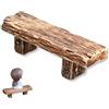 Gammaeon Panchina da giardino vintage e decorazione per case delle bambole
