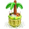 AONAT Refrigerante gonfiabile per bevande a forma di palma 68 cm, portabicchieri gonfiabile, palma decorativa gonfiabiles per feste estive, ideale per giardino, feste in piscina e party all'aperto
