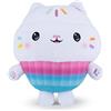 Famosa Softies - Peluche Cakey Cat della serie di cartoni animati Gabby's Dollhouse, 25 cm, morbido, fatto con materiale in fibra riciclata al 100%, per bambini di qualsiasi età, Famosa (760022356)