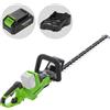 Greenworks HT48DL210-01 - Tagliasiepi a batteria 48V 2Ah + in omaggio batteria 48V 2Ah - Lama da 66 cm