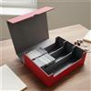 Box Porta Carte a Tre File Coperchio Rigido Accessorio da Gioco Interno Morbido