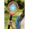 IPEA Racchetta Elettrica Zanzare Piccola - 18 cm x 46 cm - Racchetta Fulmina Mosche e Insetti Volanti per Casa, Giardino, Campeggio - Funziona con 2 Pile AA (Non Incluse) - Super Leggera e Portatile
