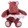 Doudou et Compagnie Histoire d'ours - Peluche Ippopotamo - Hippo Tutu - Terracotta - 22 cm - Peluche morbido e carino per i Calini - Idea regalo di nascita e compleanno per ragazza - HIPPO - HO3174