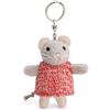 NICI Portachiavi Topolina Julia 9 cm - in Peluche Morbida, Idea Regalo | 63332