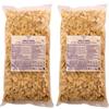 nut&me Mandorle Pelate Affettate 1 kg nut&me | Mandorle a Scaglie Pelate | Mandorle Naturali | Senza Additivi né Conservanti | Fonte di Proteina | Non salate | (Confezione da 2)