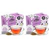 HERBALIA Infuso VERBENA, Bustine senza filtri metallici, 40 Bustine, Infusi Erbe Naturali (Confezione da 2)