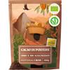 NaturaleBio Cacao Biologico in Polvere 400g. Naturale e Puro da Fave Crude. Non Zuccherato. Prodotto dalla pianta Theobroma Cacao. Lavorato a Basse Temperature. Testato per Metalli Pesanti