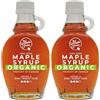 MapleFarm - Puro sciroppo d'acero Canadese BIOLOGICO Grado A (Dark, Robust taste) - 189 ml (Confezione da 2) - Pure maple syrup - succo d'acero BIO